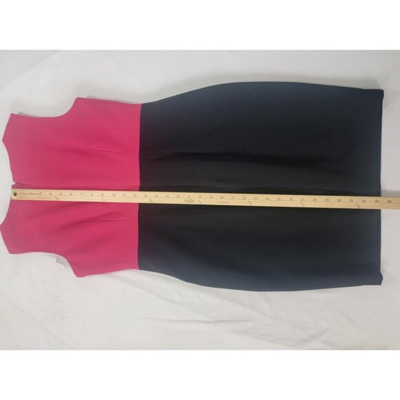 Kasper Women's Sleeveless Dress Lipstick Pink Black NEW Size 6P 6 P Petite $89. - Picture 6 of 7